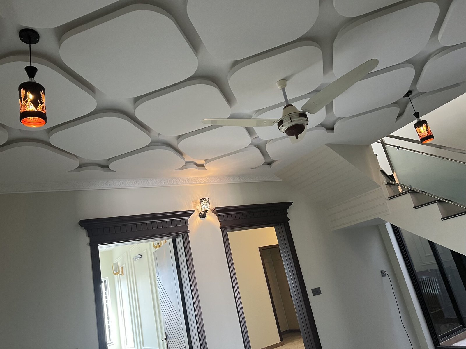 False ceiling design in 10 marla house Mian Channu